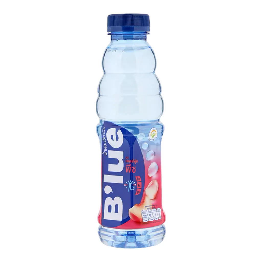 [SS001436] B'lue Vitamins Water Peach Flavour 500 ml